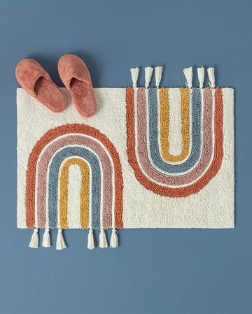 Journey Cotton Bath Mat Multicolor