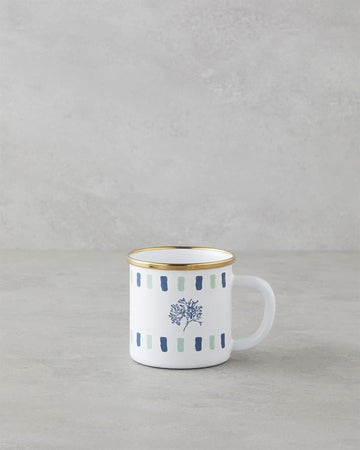 Mariscopia Enamel Mug 350 ml Blue-green