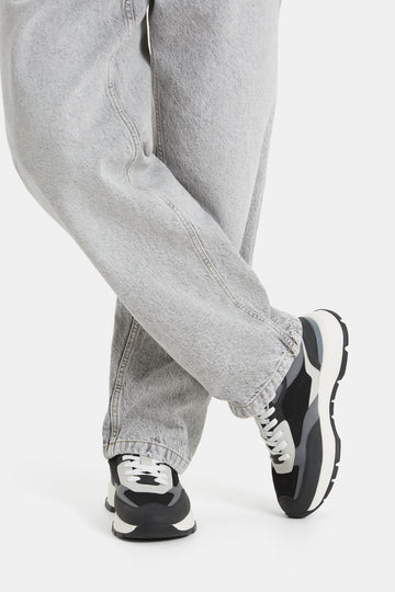 Contrast mesh sneakers - 40 - EGY6136610094-01