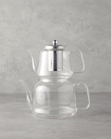 Odin Borosilicate Glass Teapot 600-1200 ml Transparent
