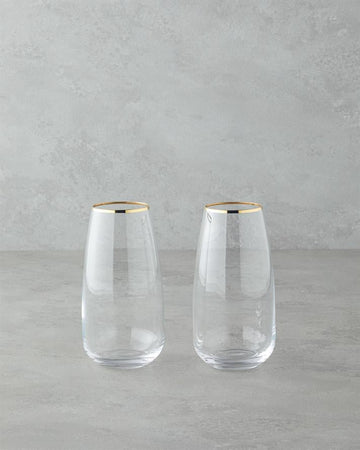 Serenity Crystal 2-Piece Cup Gold