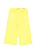 Girl's Neon Yellow Canvas Pants