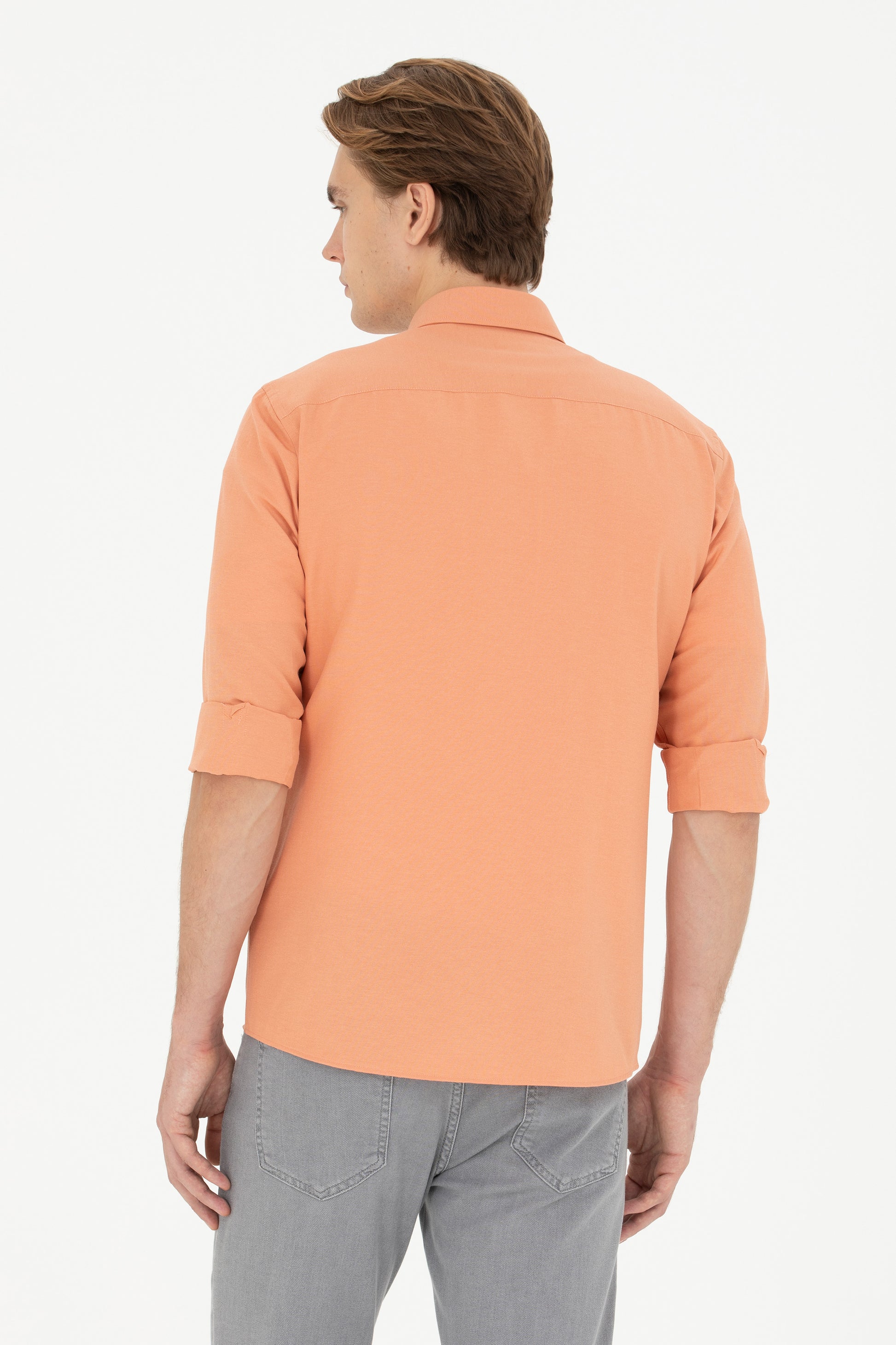 Men's Tile Long Sleeve Basic Shirt