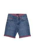 Boy's Red Jean Shorts