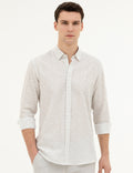 Green Regular Fit Long Sleeve Shirt