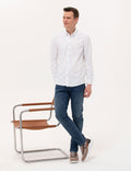Light Green Slim Fit Long Sleeve Shirt