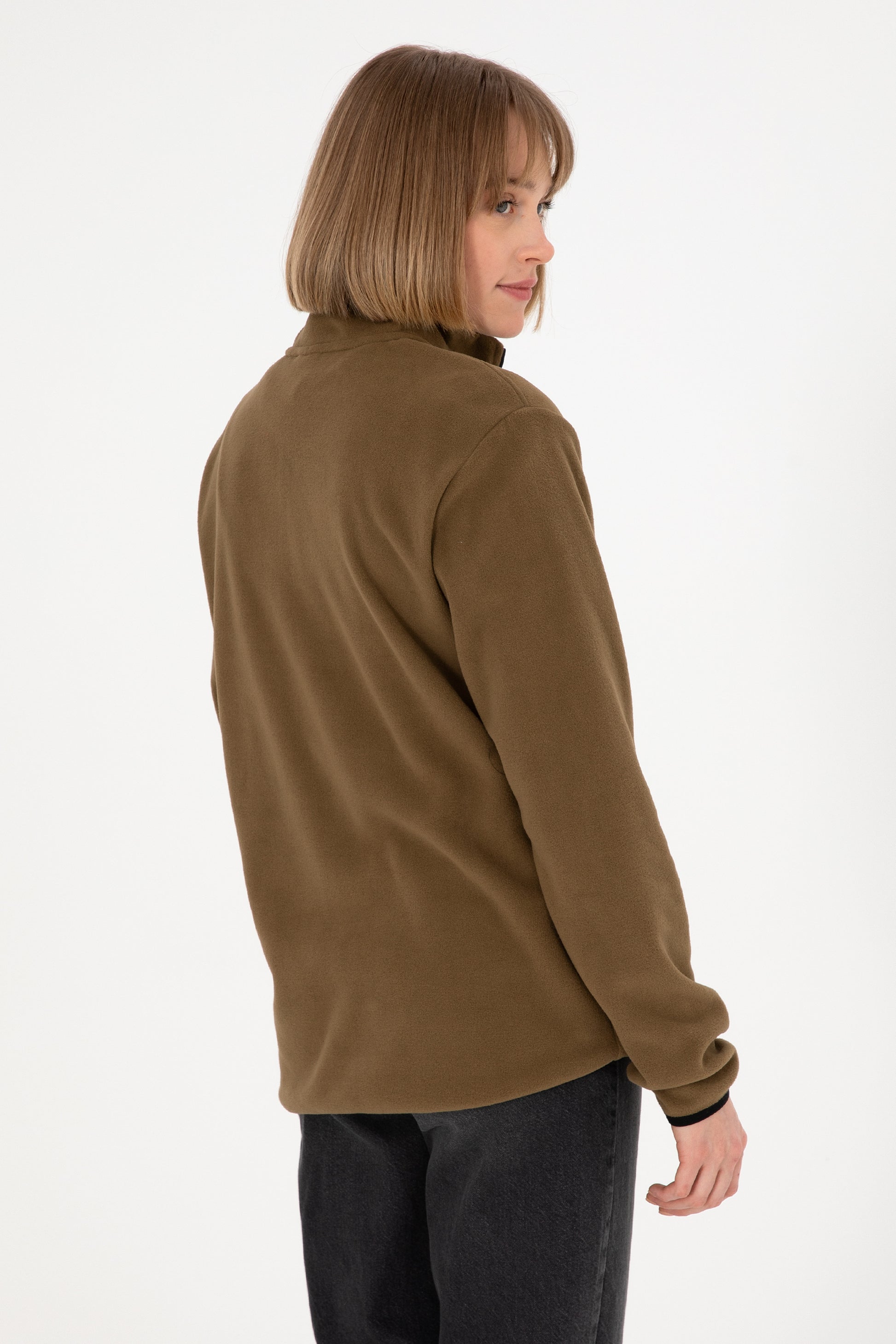 Men's Khaki Basic Sweatshirt