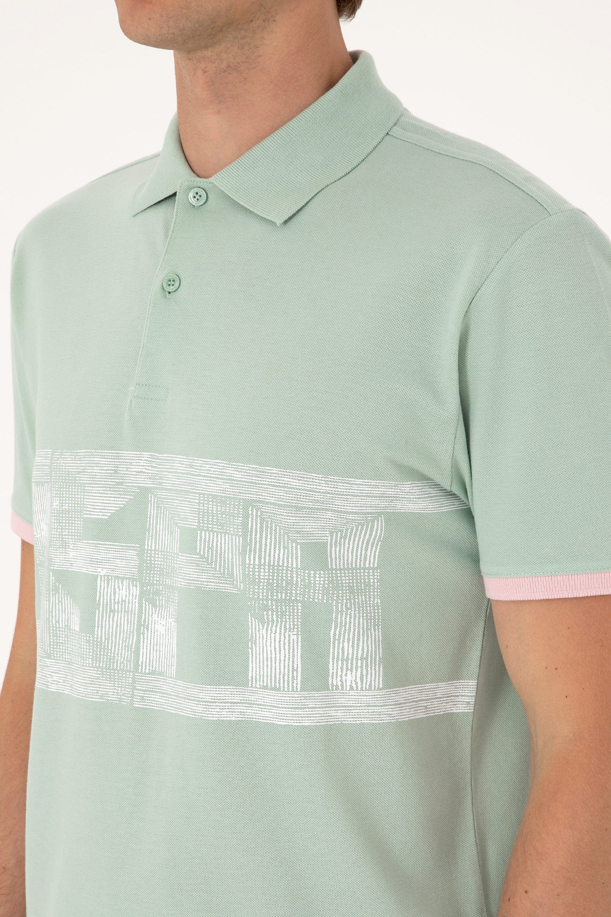 Men's Water Green T-Shirt