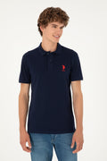 Men's Navy Blue Basic T-Shirt