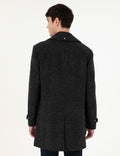 Smoked Slim Fit Cashmere Coat