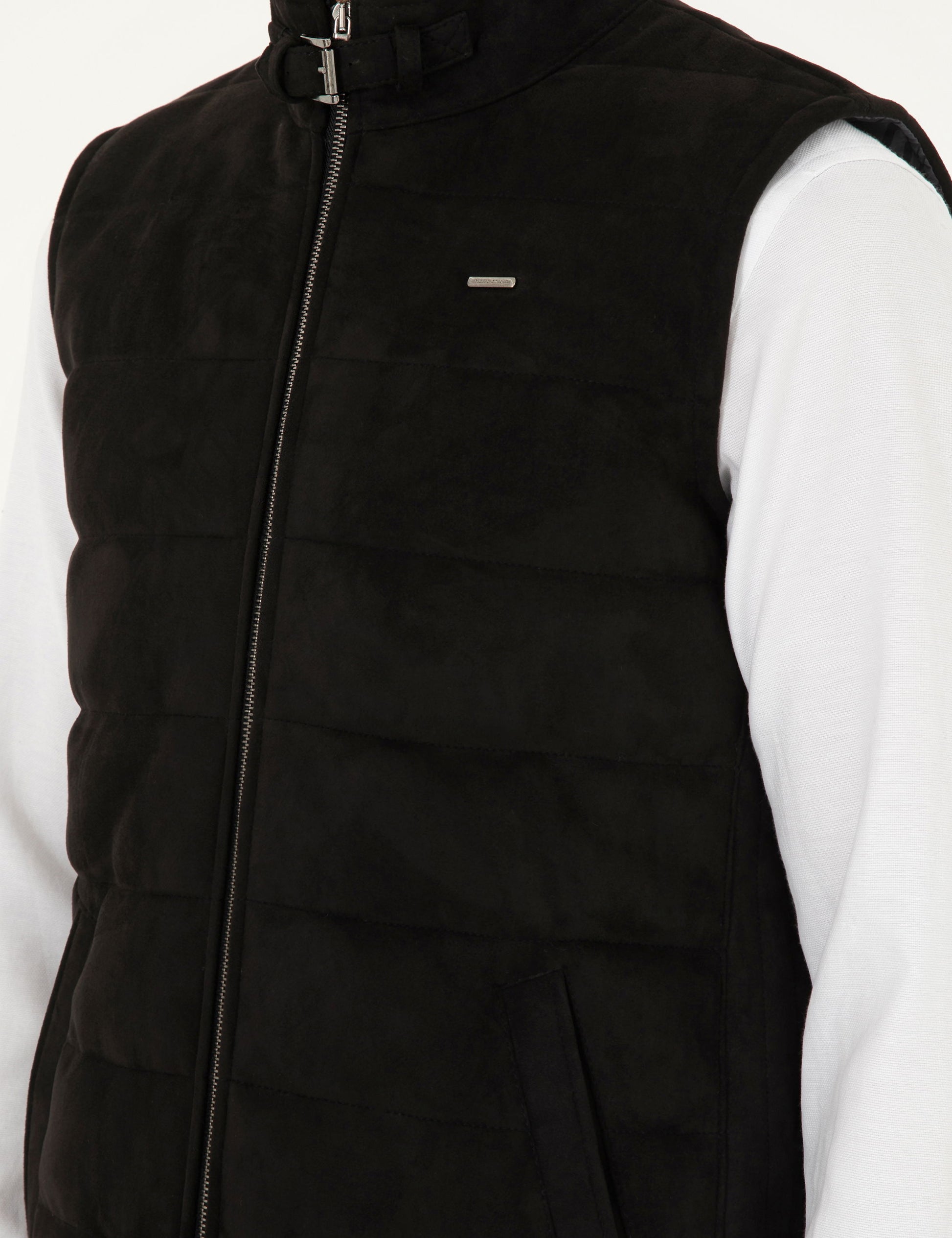 Black Leather Vest