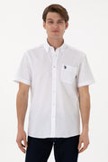 Men's White Short Sleeve Shirt