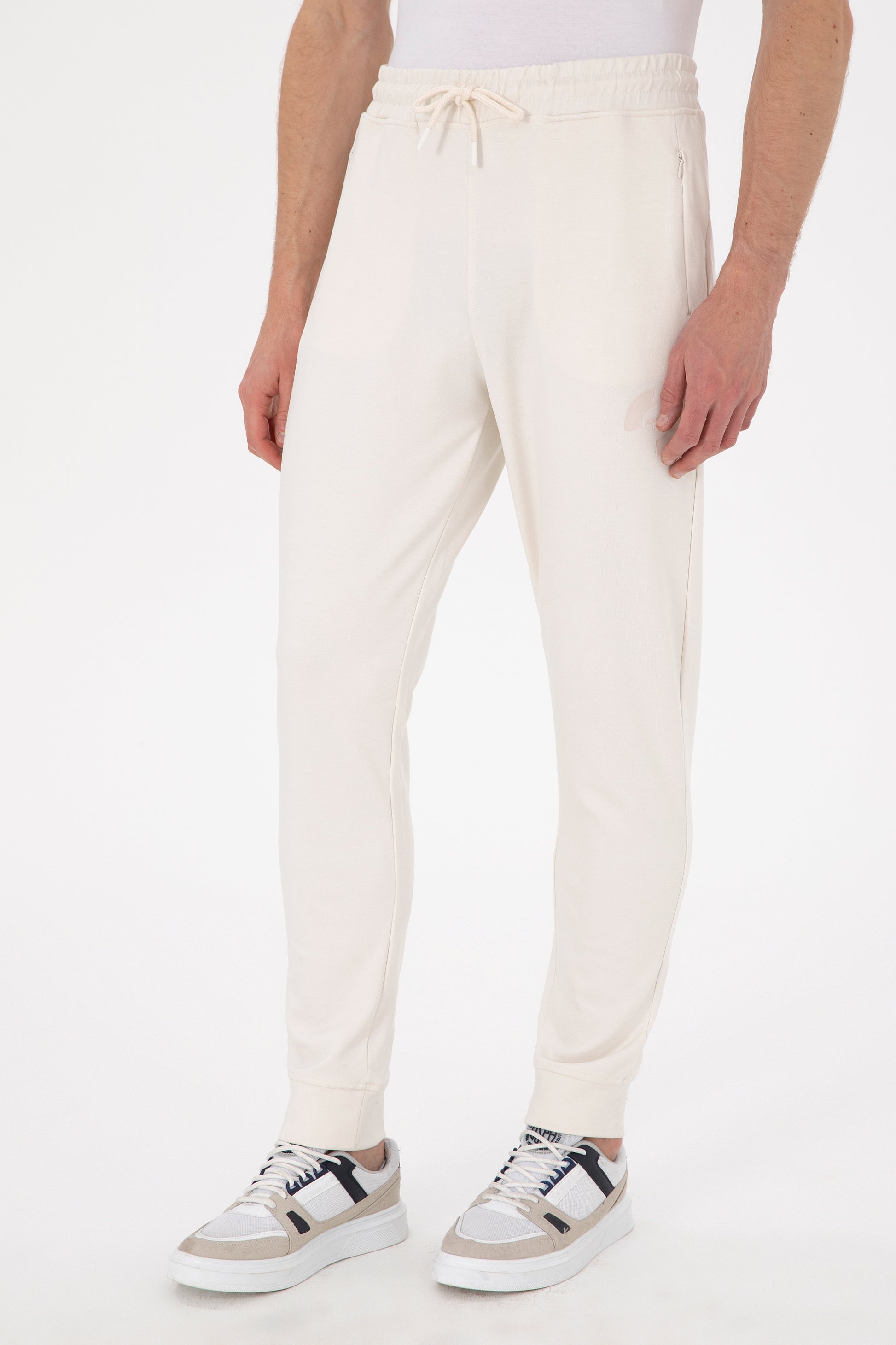 Men's Cream Sweatpants
