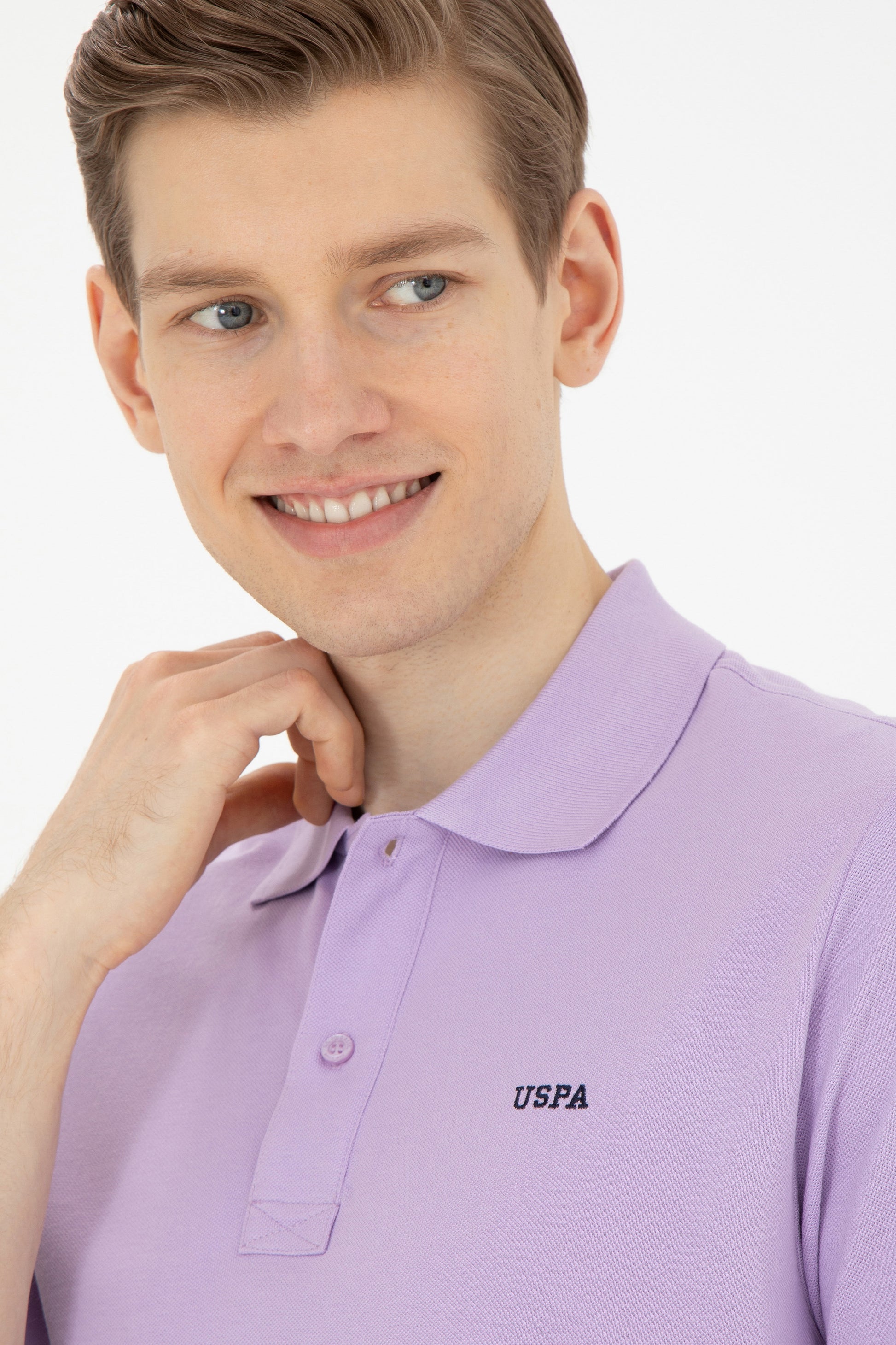 Men's Lilac Basic T-Shirt