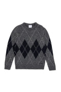 Boy's Light Grey Melange Sweater