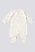 Baby Girl White Baby Bootie Jumpsuit