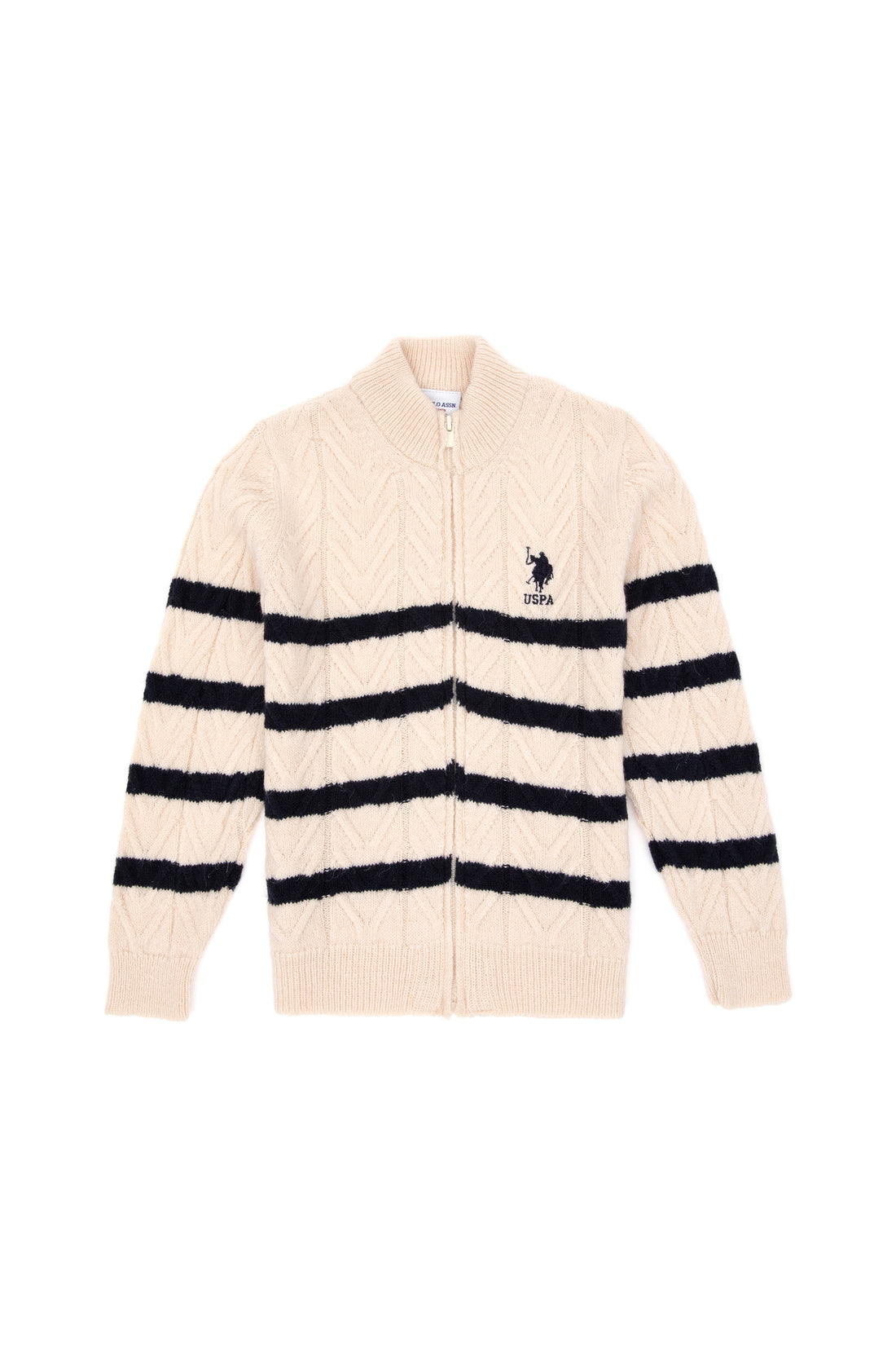 Boy's Cream Knitwear Cardigan