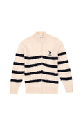 Boy's Cream Knitwear Cardigan