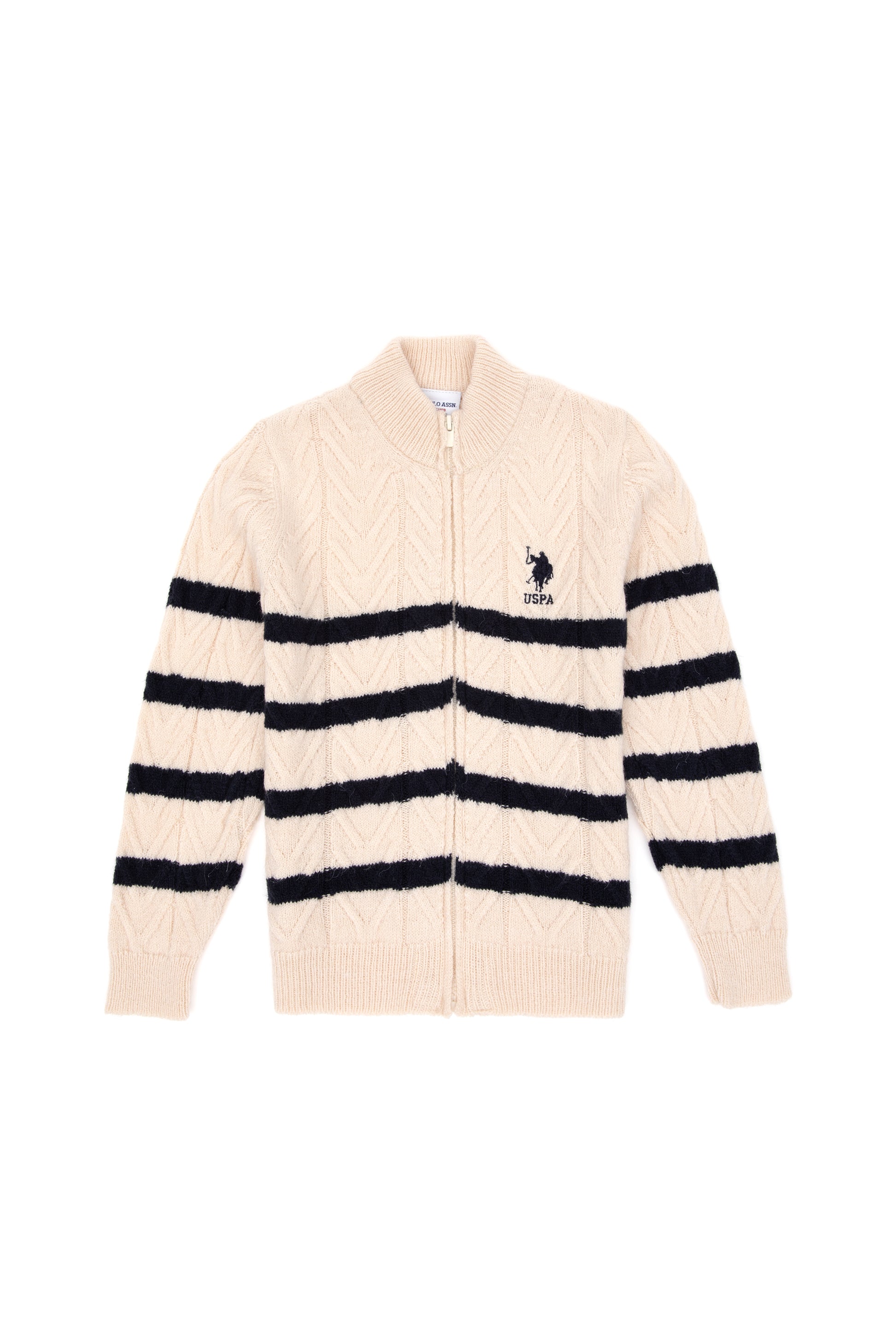 Boy's Cream Knitwear Cardigan
