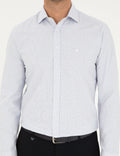 Navy Blue Slim Fit Long Sleeve Shirt