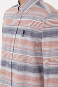 Men's Red Long Sleeve Shirt