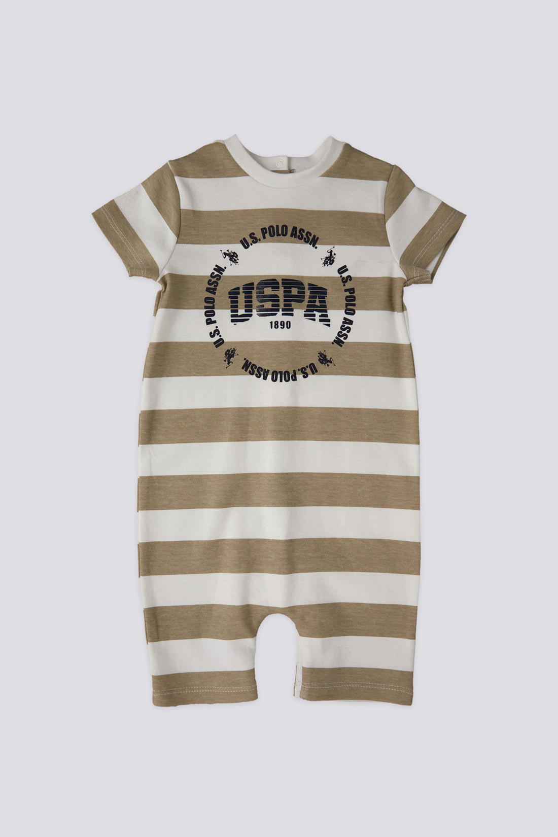 Boy Baby Striped Golf Jumpsuit