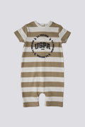 Boy Baby Striped Golf Jumpsuit