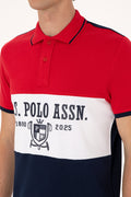 Men's Regular Fit Polo Neck Navy T-Shirt