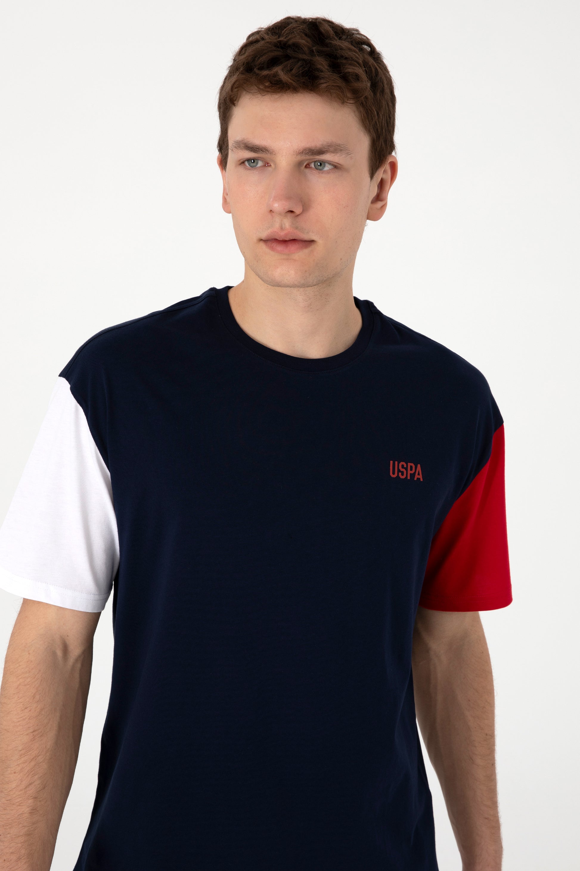 Men's Comfort Fit Crew Neck Navy T-Shirt
