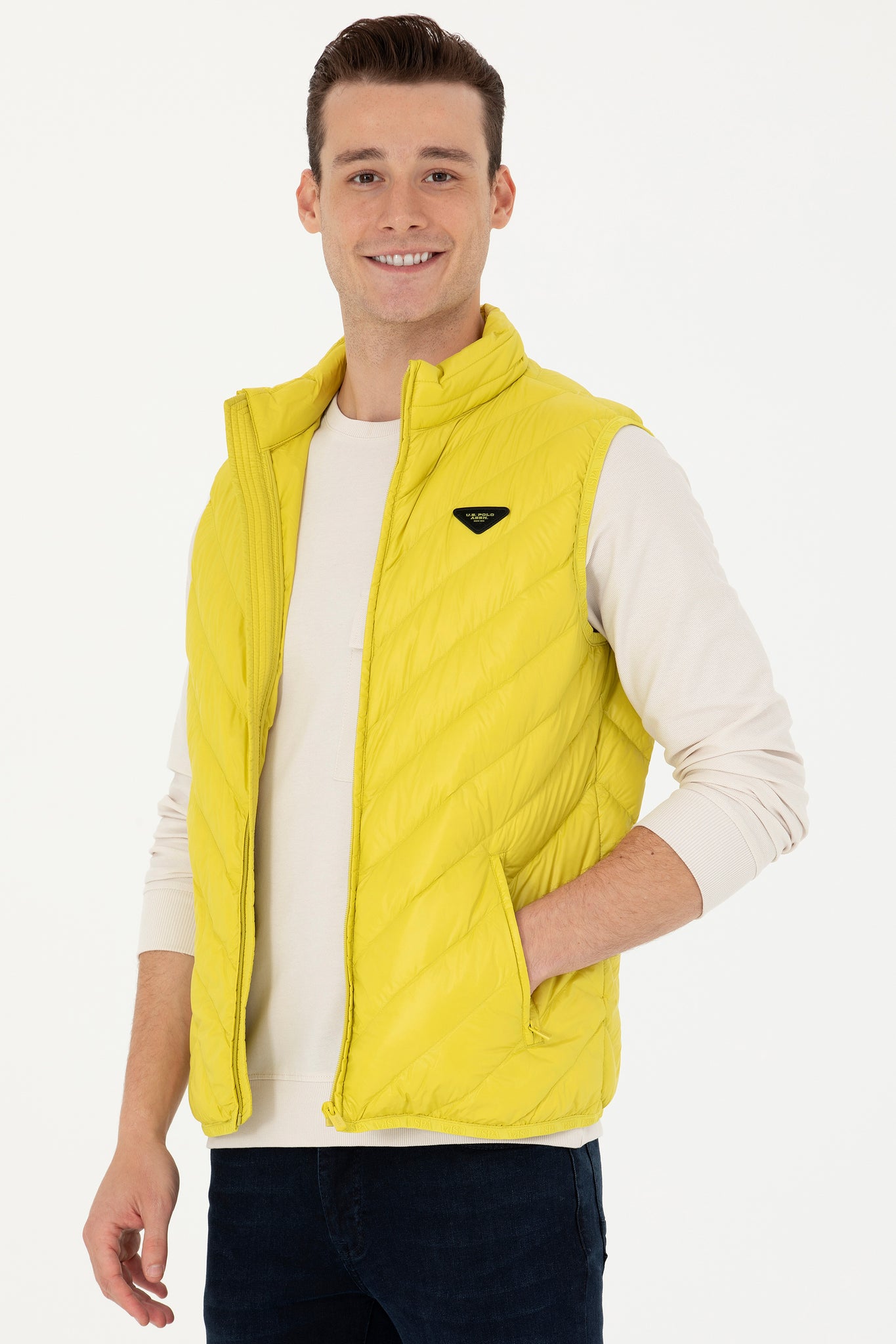 Men's Peanut Green Vest