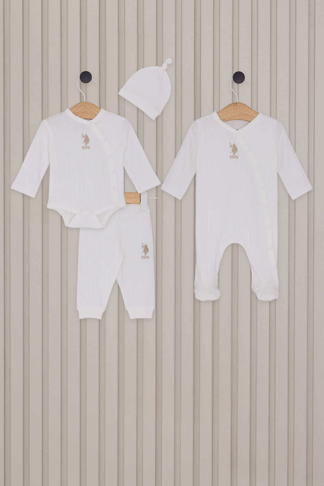 Baby Boy Cream Pajama Set