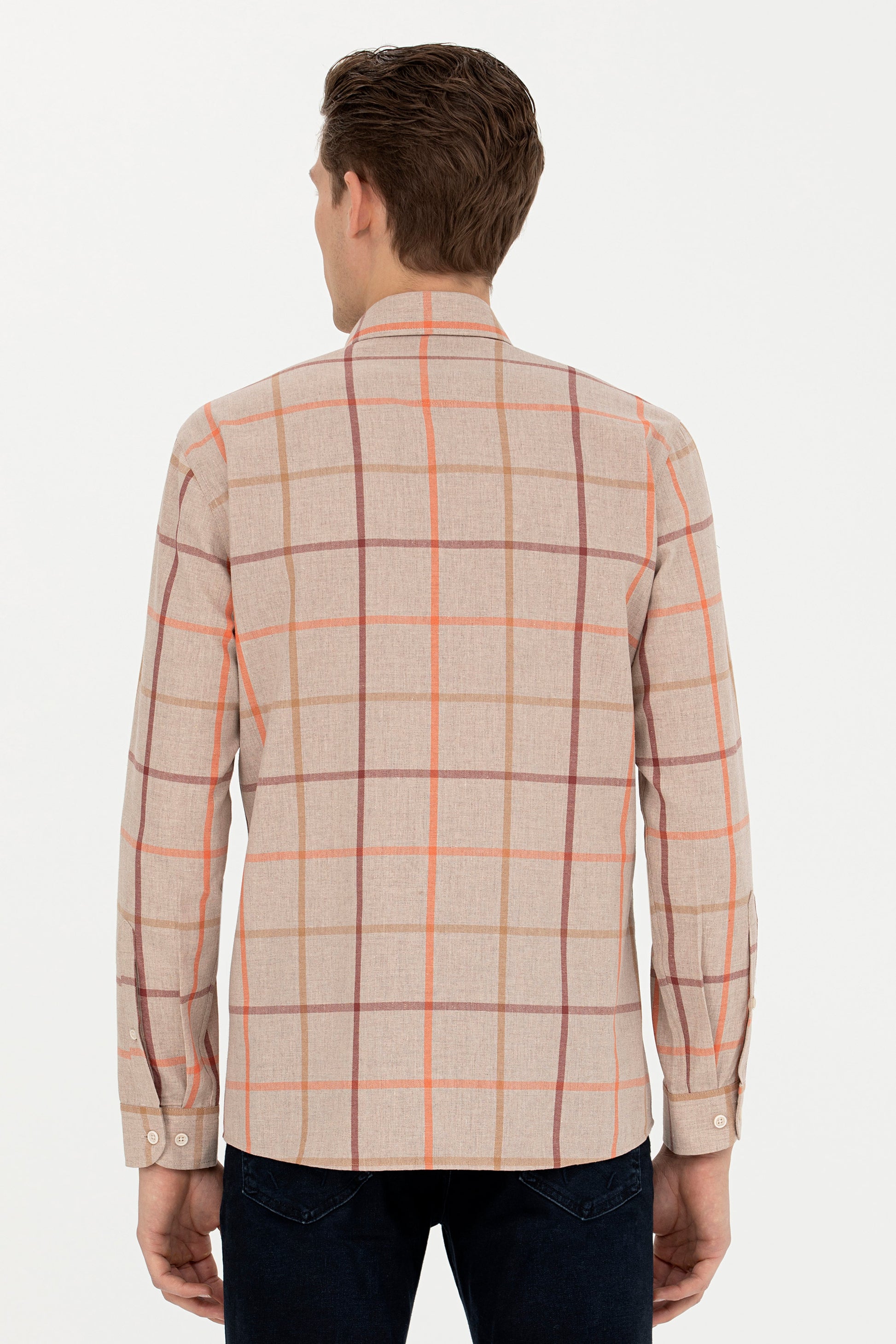 Men's Checkered Stone Shirt