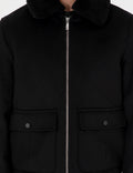 Black Cashmere Coat