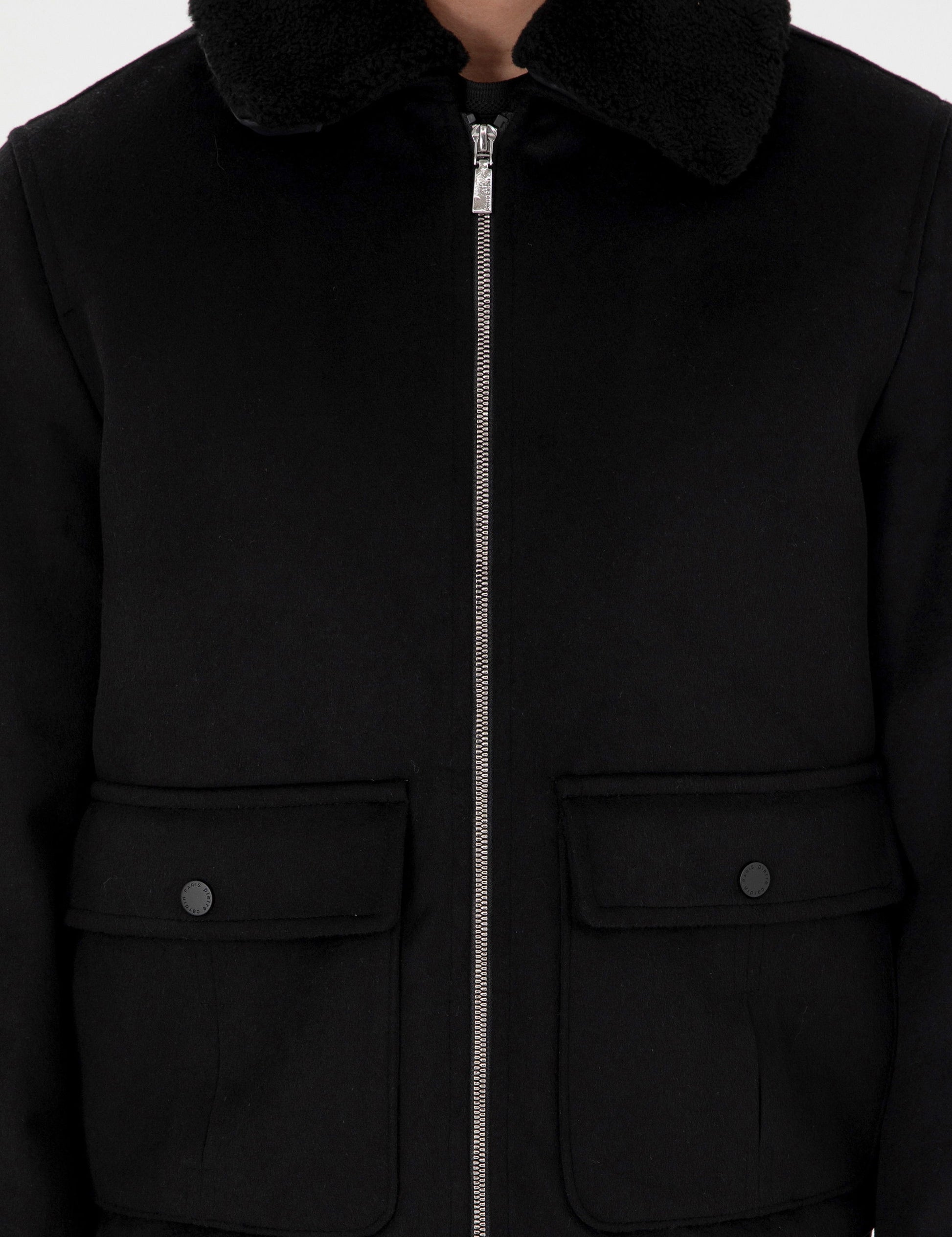 Black Cashmere Coat
