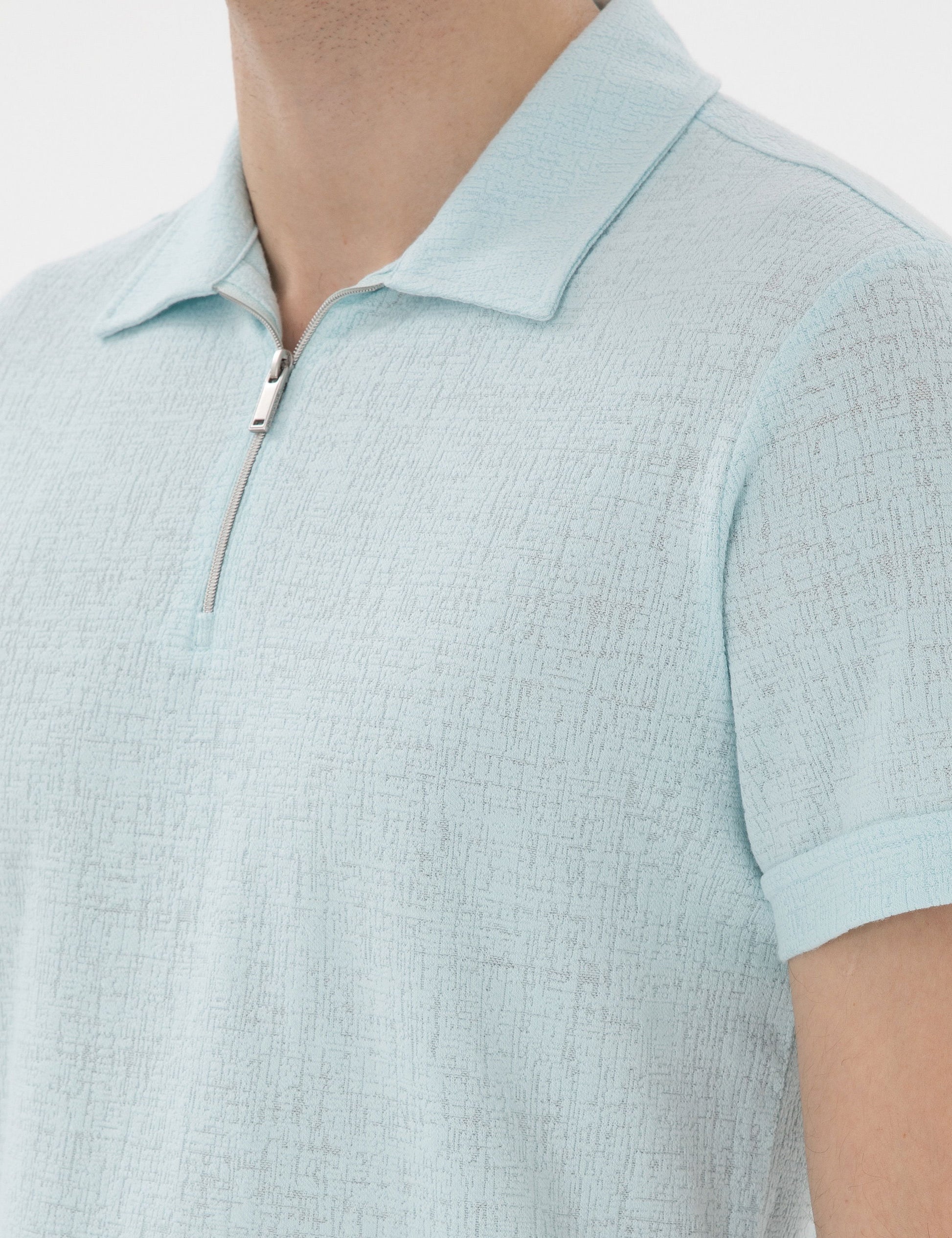 Aqua Green Slim Fit T-Shirt