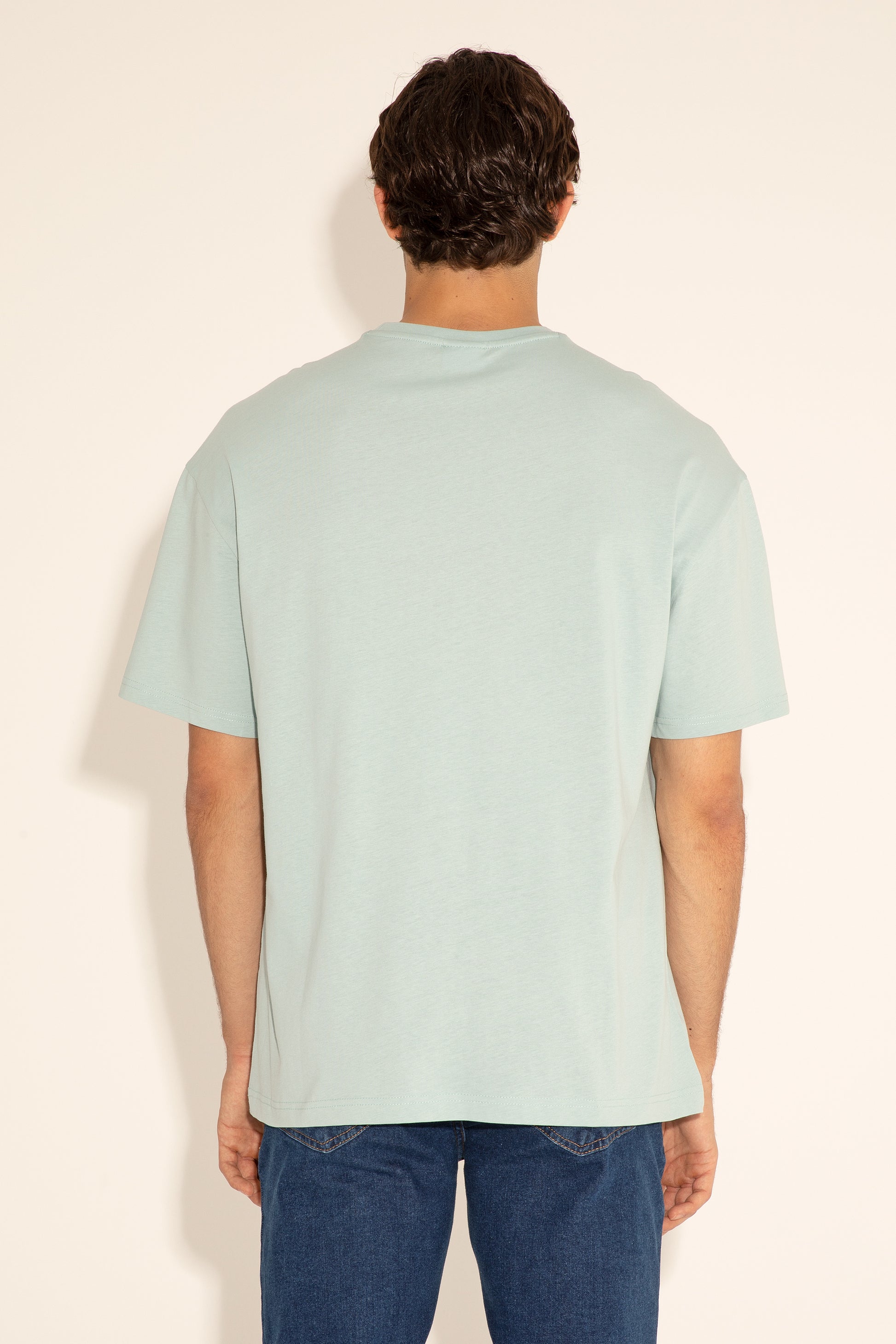 Men's Water Green T-Shirt