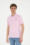 Men's Pink Basic T-Shirt