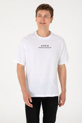 Men's Comfort Fit Crew Neck White T-Shirt