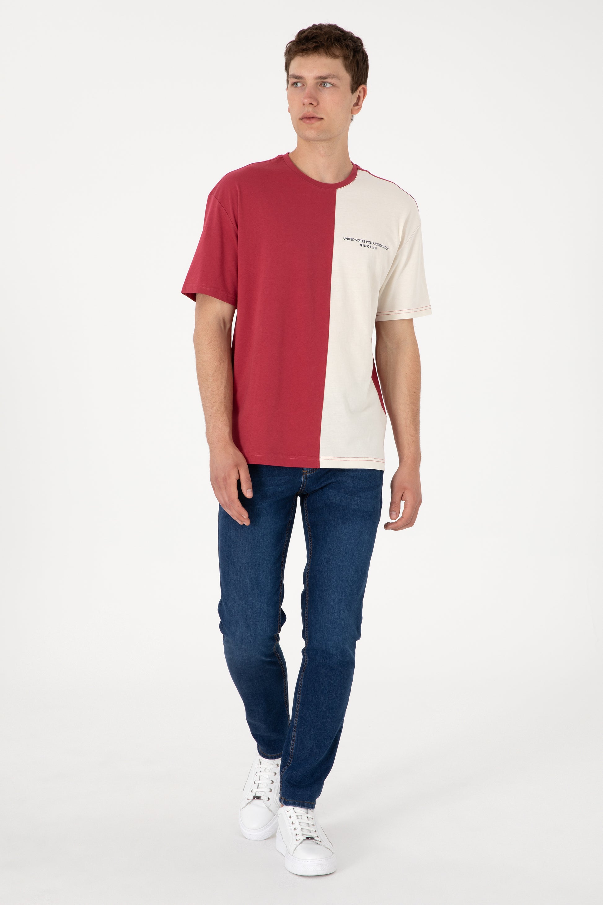 Men's Comfort Fit Crew Neck Cherry T-Shirt