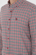 Men's Red Long Sleeve Shirt