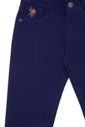 Boy's Navy Blue Canvas Pants