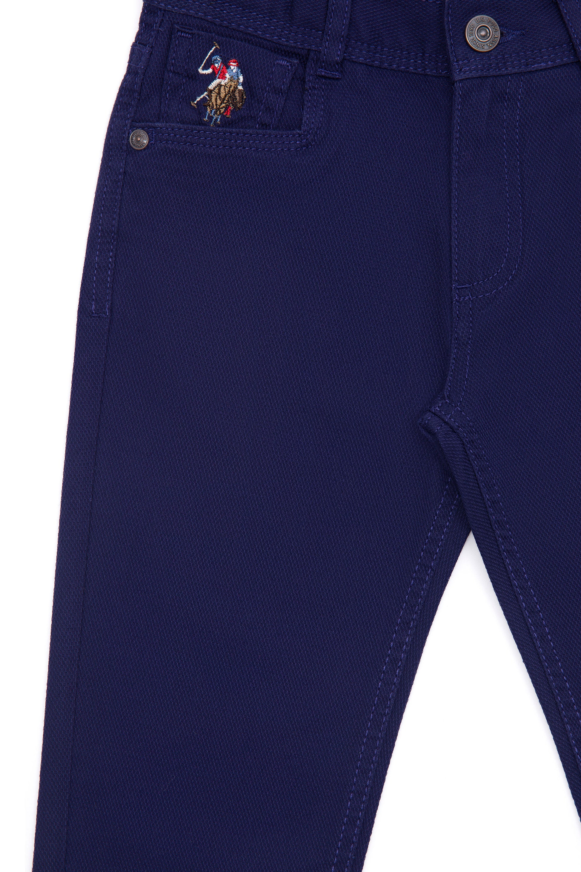 Boy's Navy Blue Canvas Pants