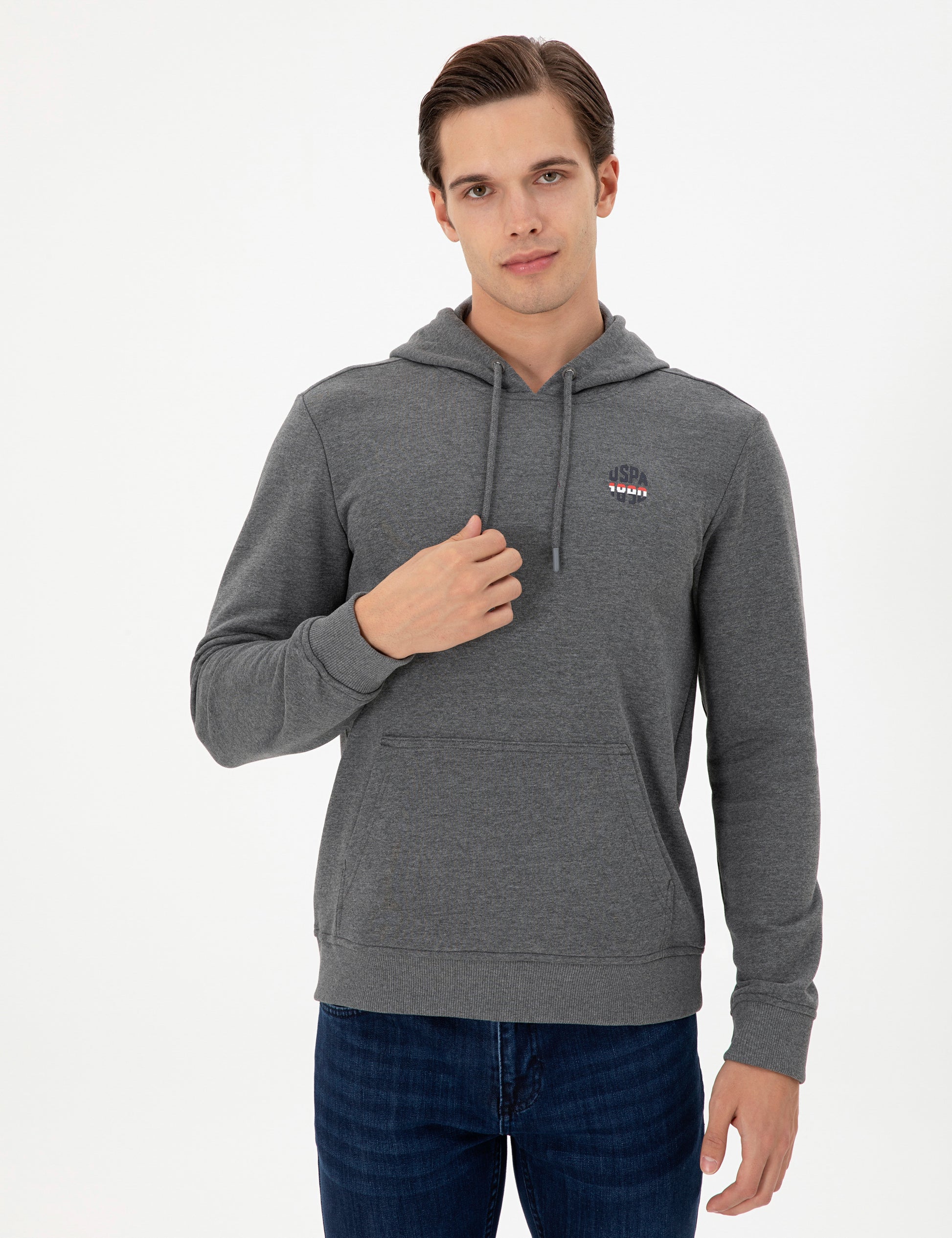 Men's Anthracite Melange Sweatshirt