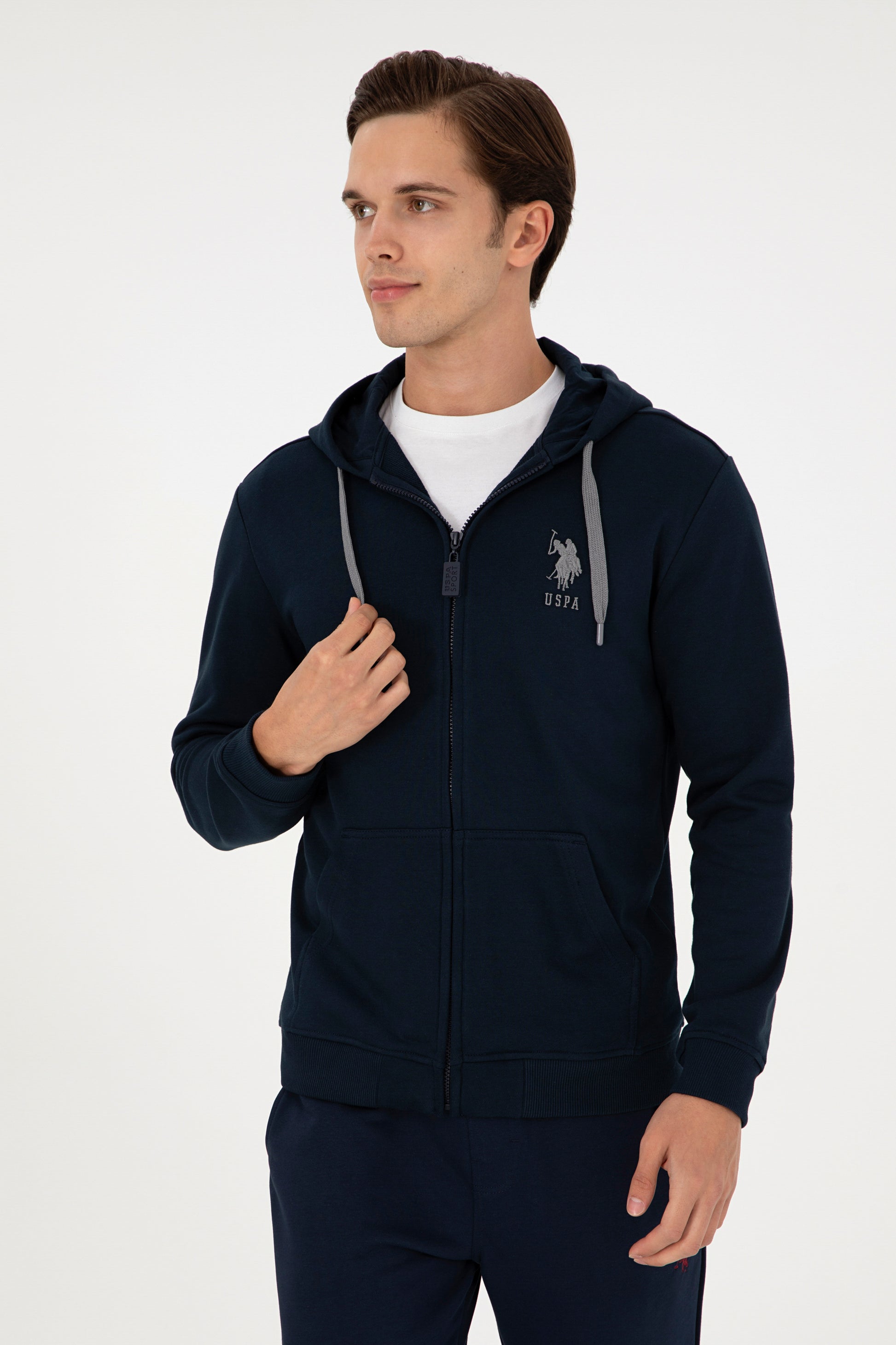 Men's Navy Blue Knitted Cardigan