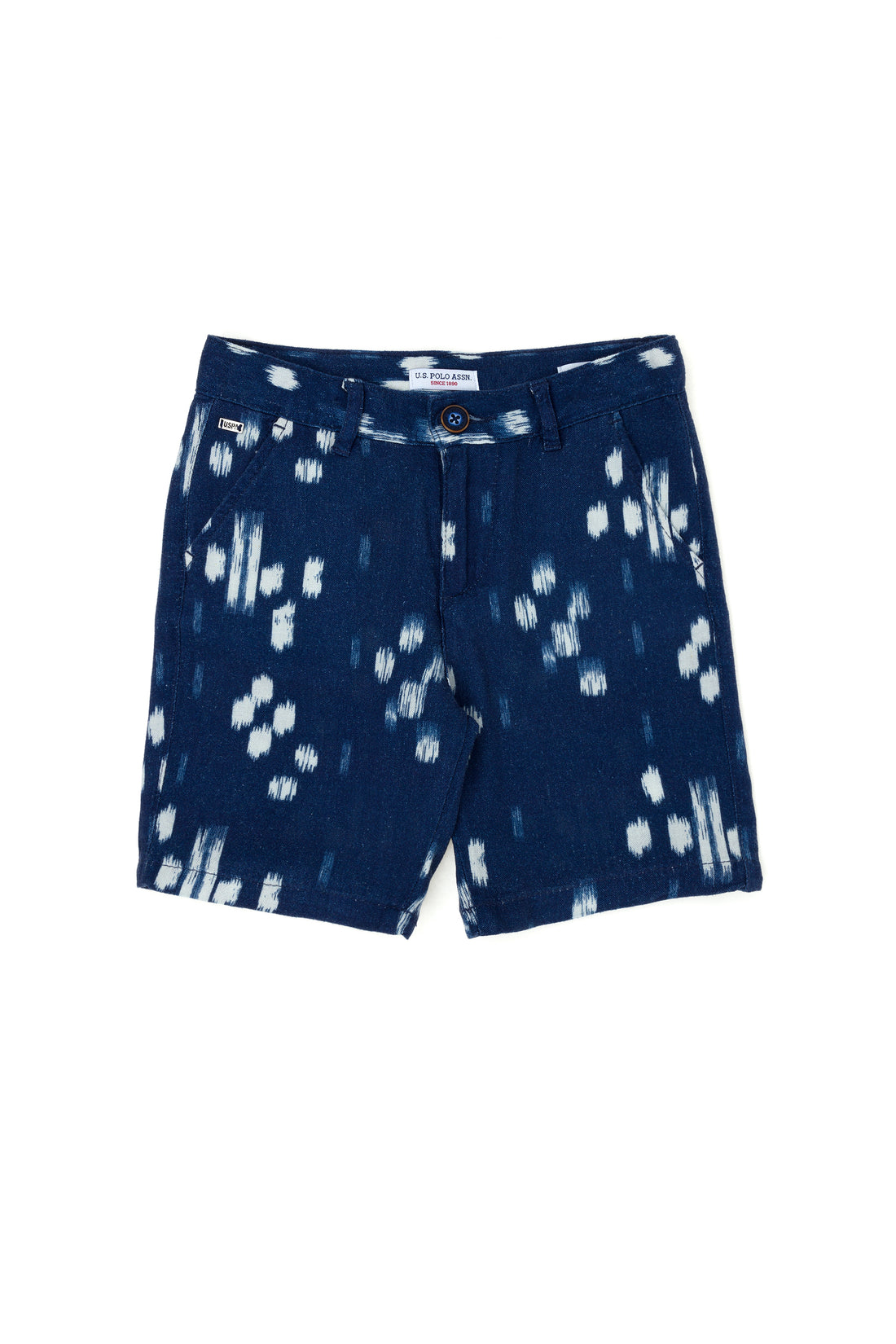 Boy's Navy Blue Knitted Shorts