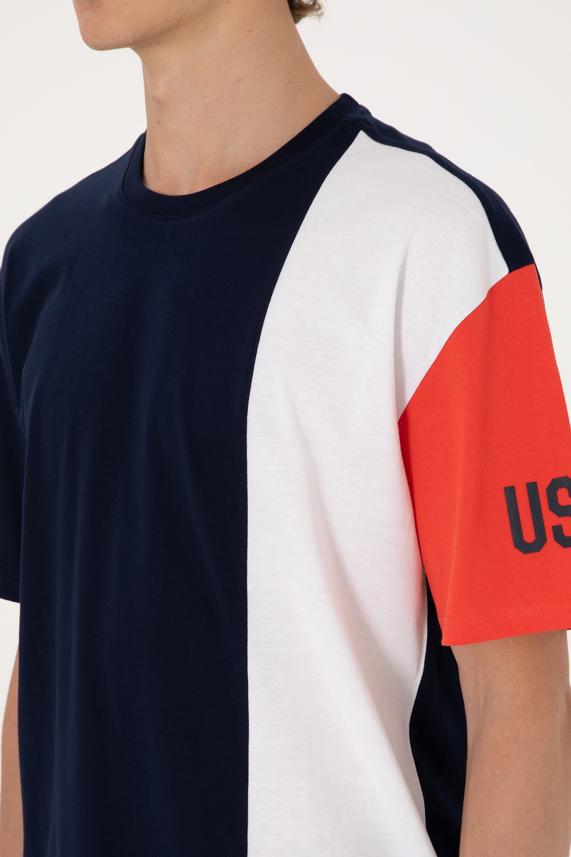 Men's Comfort Fit Crew Neck Navy T-Shirt