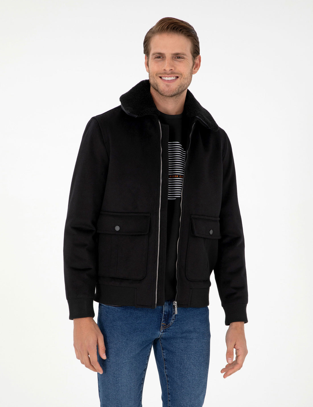 Black Cashmere Coat