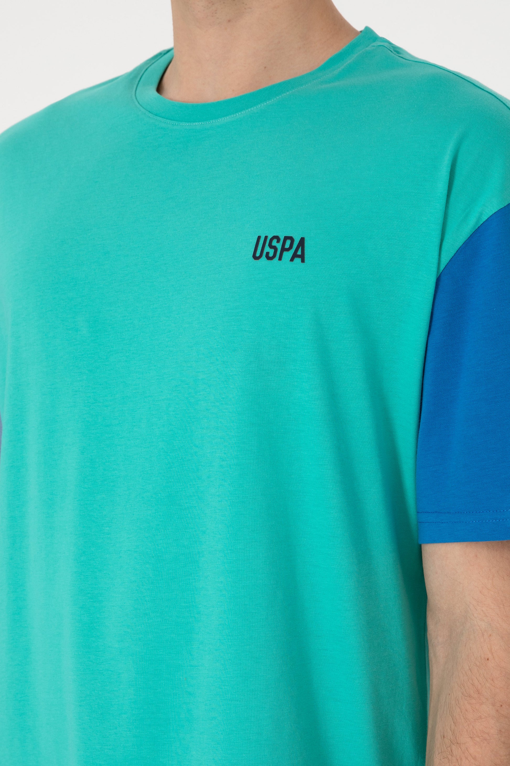 Men's Comfort Fit Crew Neck Mint T-Shirt