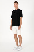Men's Oversize Fit Crew Neck Black T-Shirt