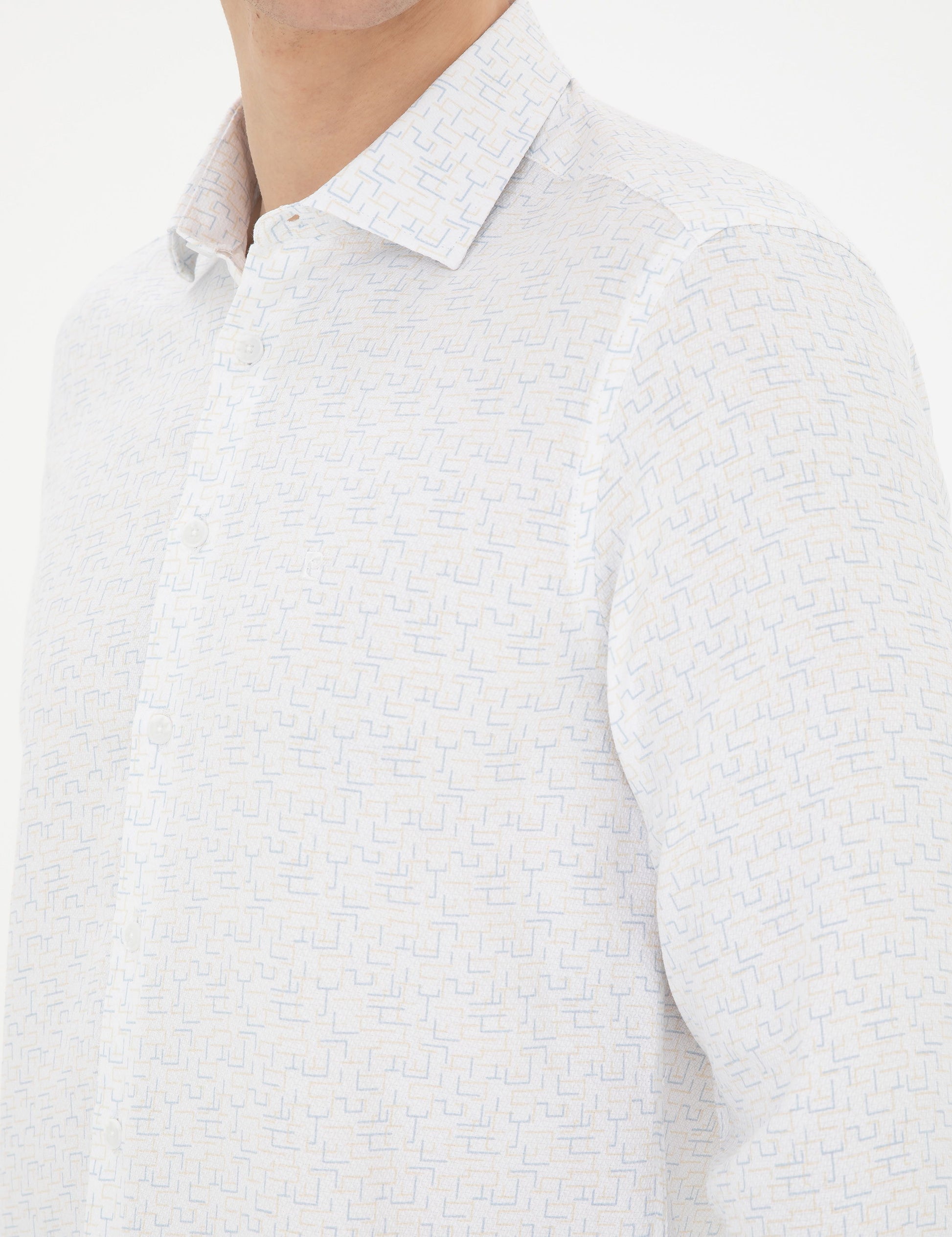 Lemon Slim Fit Long Sleeve Shirt